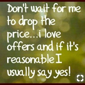 Make offers or trades